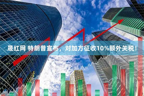 晟红网 特朗普宣布,对加方征收10%额外关税!