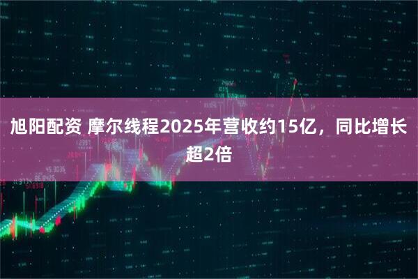旭阳配资 摩尔线程2025年营收约15亿，同比增长超2倍